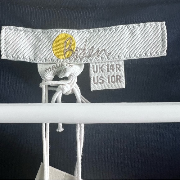 Boden Claire Bird Lock Key print Jersey dress sz US 10 R - Picture 3 of 9